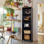 Popstrukt Wafer Tall Shelf - Black Sand