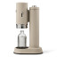 Aarke Carbonator Pro with Glass Bottle - Sand Product Side View 