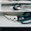 AnySharp 5 in 1 Multifunction Scissors in drawer