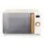 Swan Nordic Microwave Oven, 20L - Cream straight on