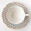 Jenna Clifford Midnight Bloom Tea Cup & Saucer in Gift Box, Set of 4 Product Top Down View 