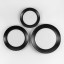 BlancNoir Side Plates, Set of 4 Product In Use 