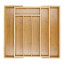 Copco Bamboo Expandable Cutlery Tray pack shot open