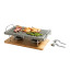 KitchenCraft Artesï¿½ Natural Marble Hot Stone Grill in use