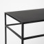 Native Decor Matte Black Console Table Product Detail Image 