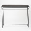 Native Decor Matte Black Console Table Product Front View 
