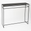 Native Decor Matte Black Console Table Product Image 