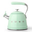 Smeg Whistling Stovetop Kettle - Pastel Green
