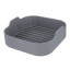 Creative Cooking Silicone Air Fryer Square Basket  - Grey 