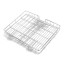 Home Essentials Stainless Steel Adjustable Camper Grid with Sliding Handles Product Side VIew