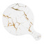 Nicolson Russell Kintsugi Round Serving Board - White