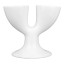KitchenCraft White Porcelain Double Egg Cup