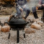 Barebones All-in-One Cast Iron Grill in use