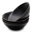 Yuppiechef Majorca Cereal Bowls, Set of 4 - Matte Black