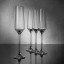 Yuppiechef Modern Champagne Flutes, Set of 4