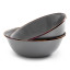 Barebones Enamel Bowl, Set of 2