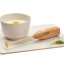 Aerolatte Wood Textured Matcha Tea and Milk Frother in use