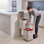 Joseph Joseph Totem Compact 40L Waste & Recycling Bin - Stone Product Lifestyle Image