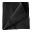 DSA 100% Cotton Wide Hem Napkins, Set of 6 - Black