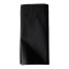 DSA 100% Cotton Wide Hem Napkins, Set of 6 - Black top view