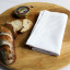 DSA 100% Cotton Wide Hem Napkins, Set of 6 - White in use