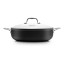 Sagenwolf Titanium Series Non-Stick Chef's Pan with Glass Lid - 30cm Product Front View Image 