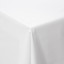 DSA White Polycotton Square Tablecloth