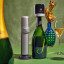 Coravin Sparkling Wine Preservation System next to the sparkling wine bottle