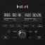 Instant Vortex Plus 8-In-1 Versazone Airfryer, 8.5L control panel