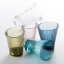 Olivia Oval Colour Infused Glasses, Set of 4 - Clear and other colours
