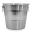 Bar Butler Hammered Champagne Bucket with Ring Handles, 4.5L