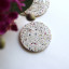 Alkaline Terrazzo Coasters, Set of 4 - Pink and Green Terrazzo At A Table Setting 