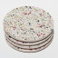Alkaline Terrazzo Coasters, Set of 4 - Pink and Green Terrazzo