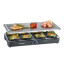Severin Raclette with Hot Cooking Stone with food