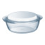Pyrex Round Glass Casserole with Lid - 1.3L