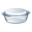 Pyrex Round Glass Casserole with Lid - 2.1L