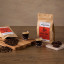 Jimmy Public Odyssey Blend Coffee Beans with two espresso shots and dark chocolate cookies
