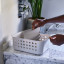Joseph Joseph EasyStore Large Bathroom Storage Basket adding the devider in