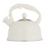 Typhoon Otto Whistling Stovetop Kettle, 1.77L - Cream & Silver