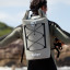 Kulgo Backpack Adventure Cooler, 20L carried by the surfer