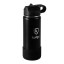 Kulgo Flask with Ring Top Straw Cap, 500ml - Black angle