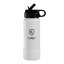 Kulgo Flask with Ring Top Straw Cap, 500ml - White