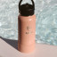 Kulgo Flask with Straw Cap, 1L - Blush angle