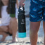 Kulgo Flask Boot - Aqua on the flask