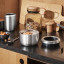 Eva Solo To Go Thermo Mealbox, 640ml - Silver & Black on the kitchen counter