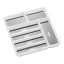 Madesmart Classic 7 Compartment Silverware Tray - Antimicrobial White
