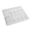 Madesmart Classic Antimicrobial 7 Compartment Silverware Tray