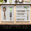 Madesmart Classic Antimicrobial 7 Compartment Silverware Tray