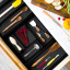 Madesmart Classic Large Utensil Tray - Antimicrobial Carbon in the drawer