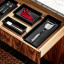 Madesmart Classic Storage Tray, 25cm x 10cm - Antimicrobial Carbon in the drawer